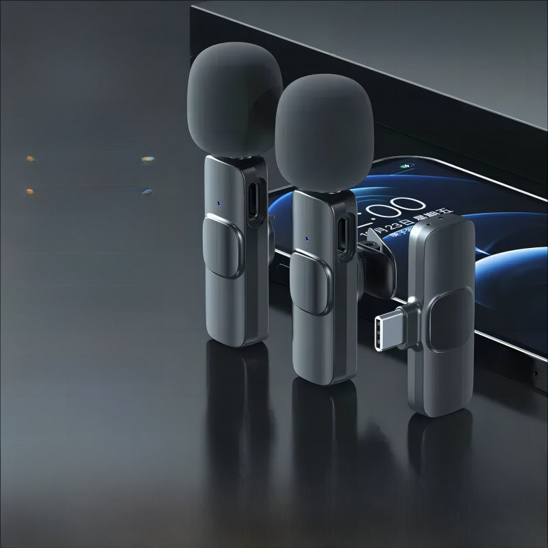 K1 Wireless Microphone Collar Clip-type Radio Wheat Device Live Anchor Recording Equipment Clamp-type Net Red Eating And Broadcasting Noise Reduction