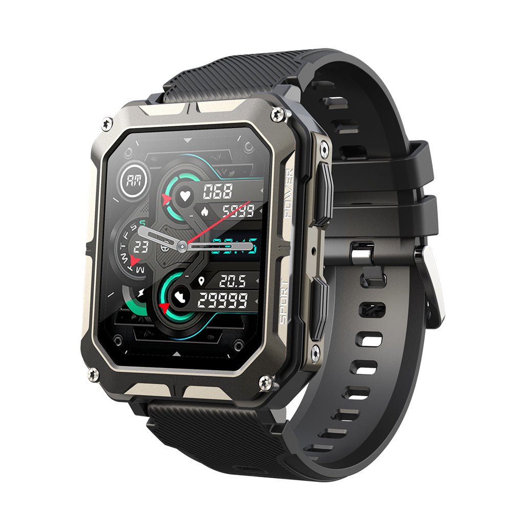 C20pro Smart Watch Bluetooth Call Sport Heart Rate Pressure Waterproof Long Battery Life Digital Computer Accessories