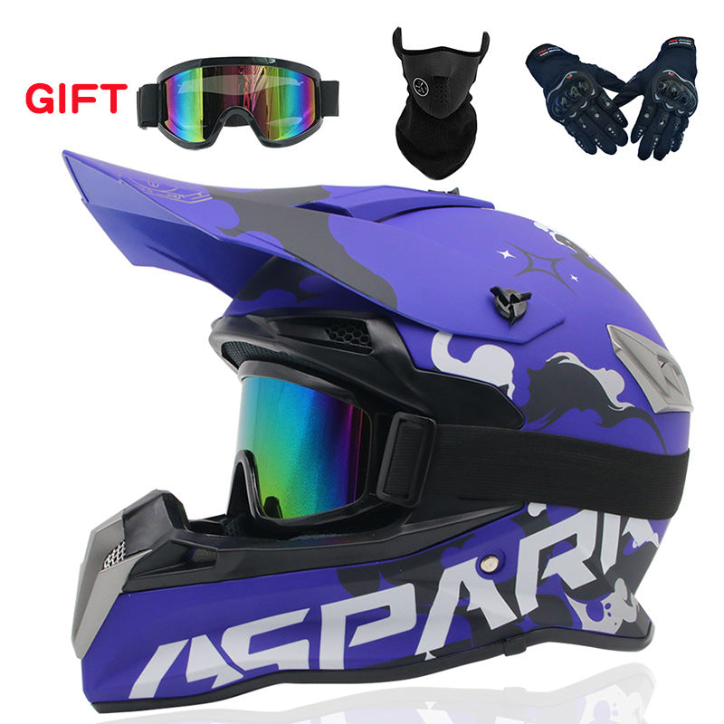 Motocross Helmet Four Seasons Full-cover Off-road Motorcycle Helmet Mountain Racing Downhill Full Helmet