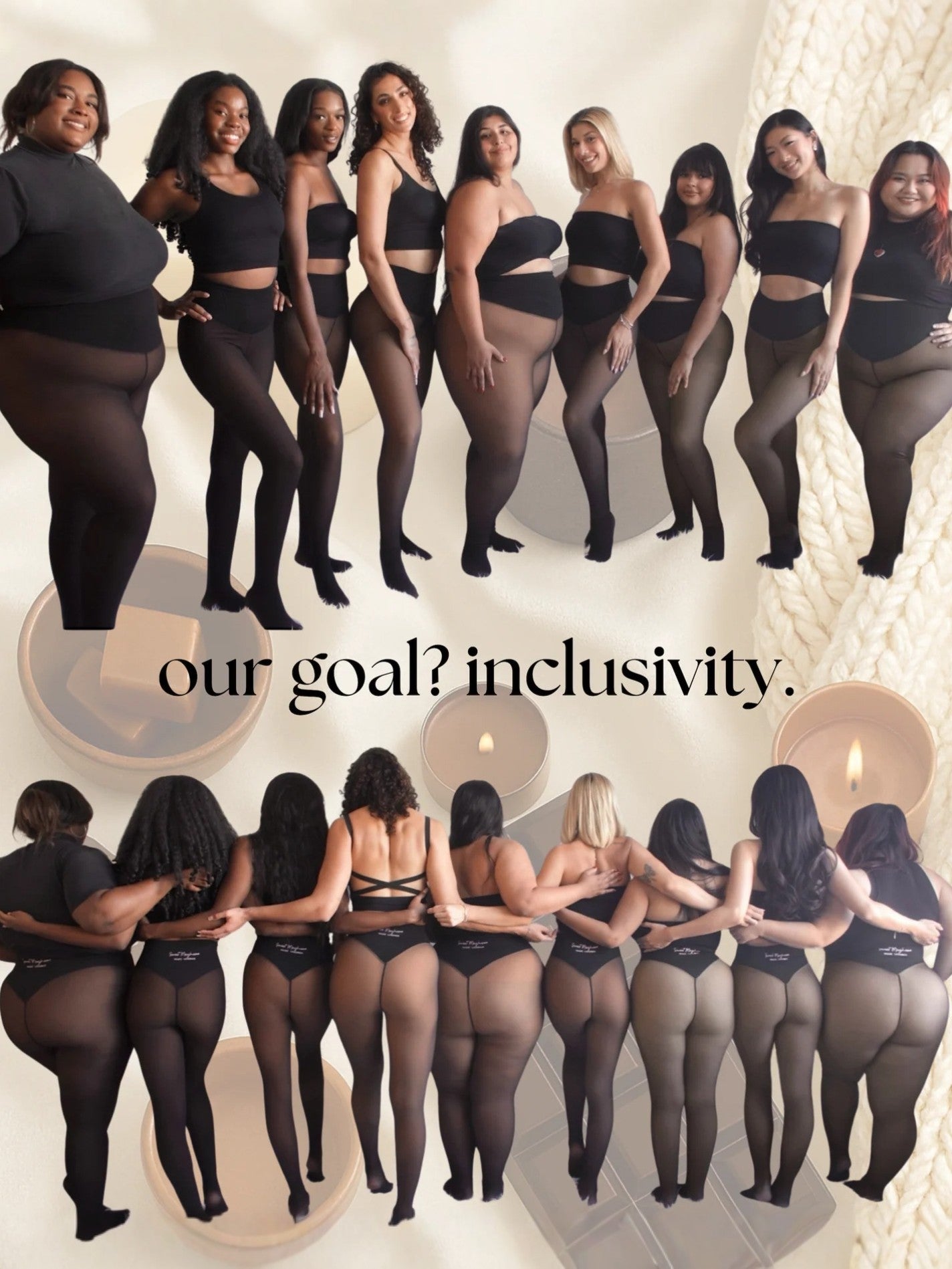 Seamless High Waist Shaping Pantyhose