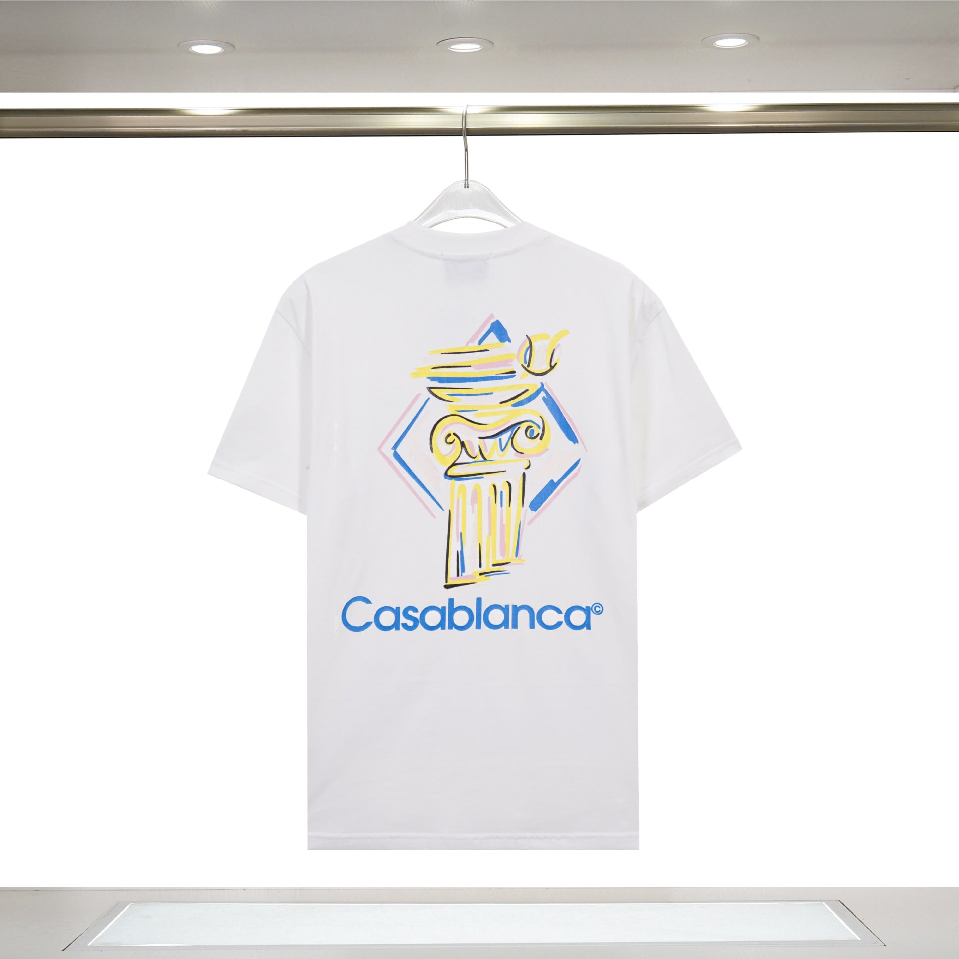 Casual Cotton Letter Print T-shirt