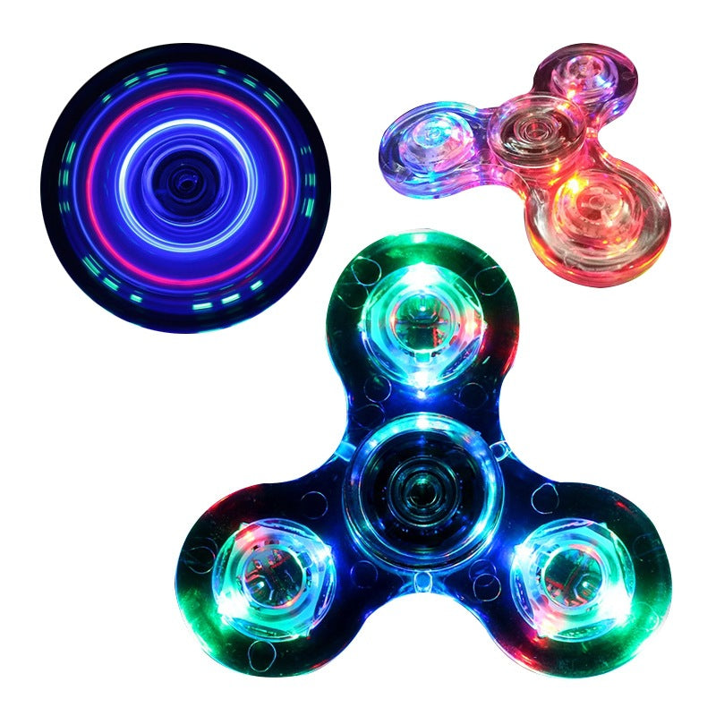 LED Crystal Fingertip Gyro Stress Relief Toy