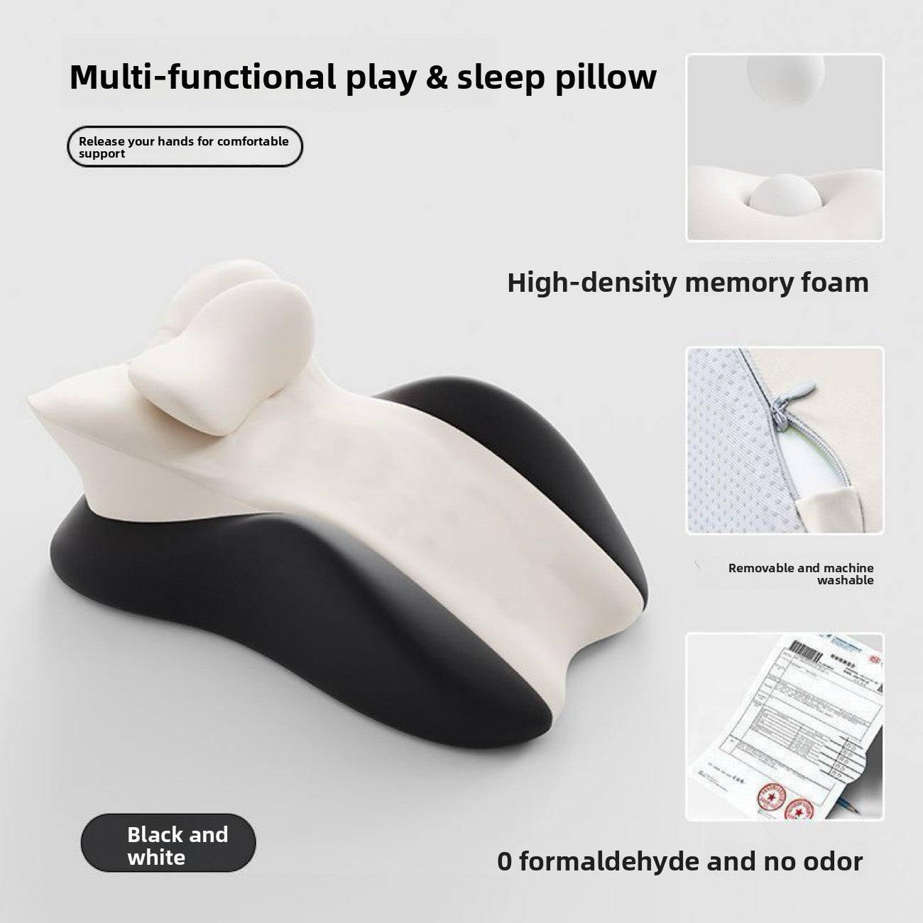Multi-Position Memory Foam Bed Pillow