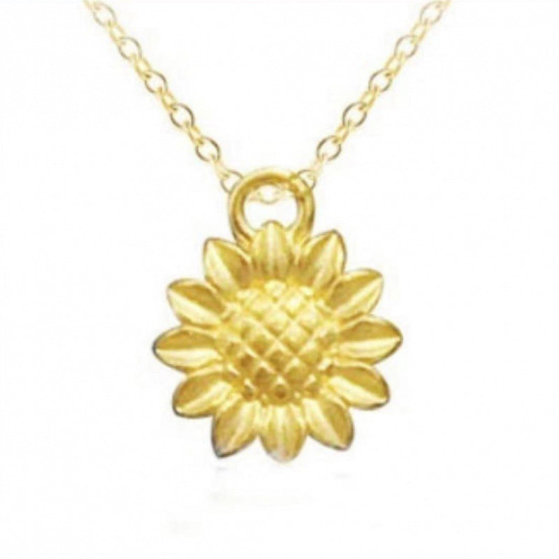 3D Hard Gold Pendant Necklace with Gift Box