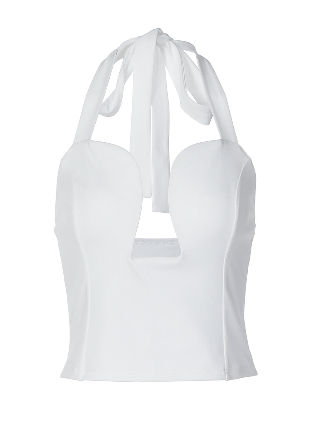 Womens Cut Out Halter Neck Top