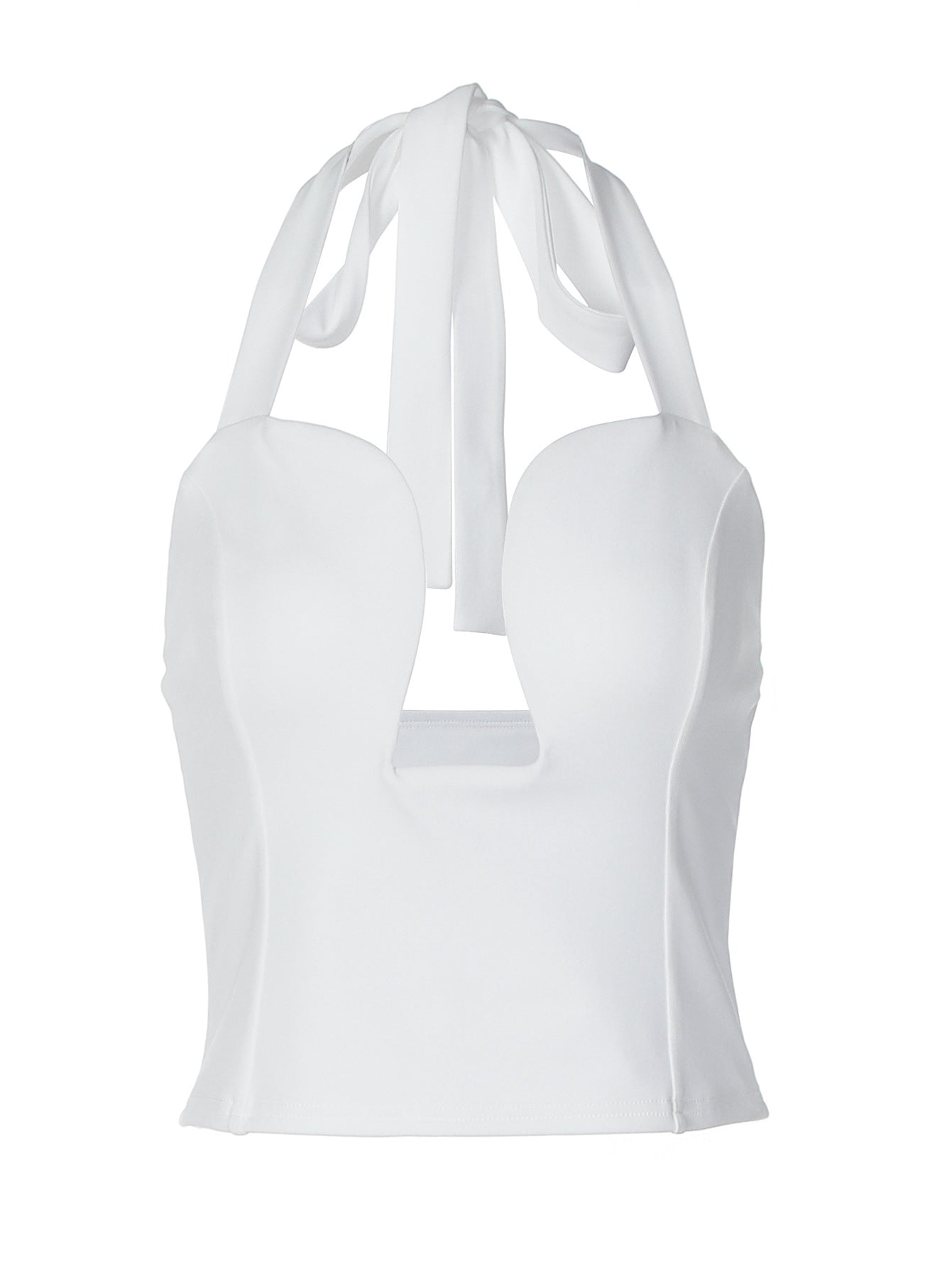 Womens Cut Out Halter Neck Top