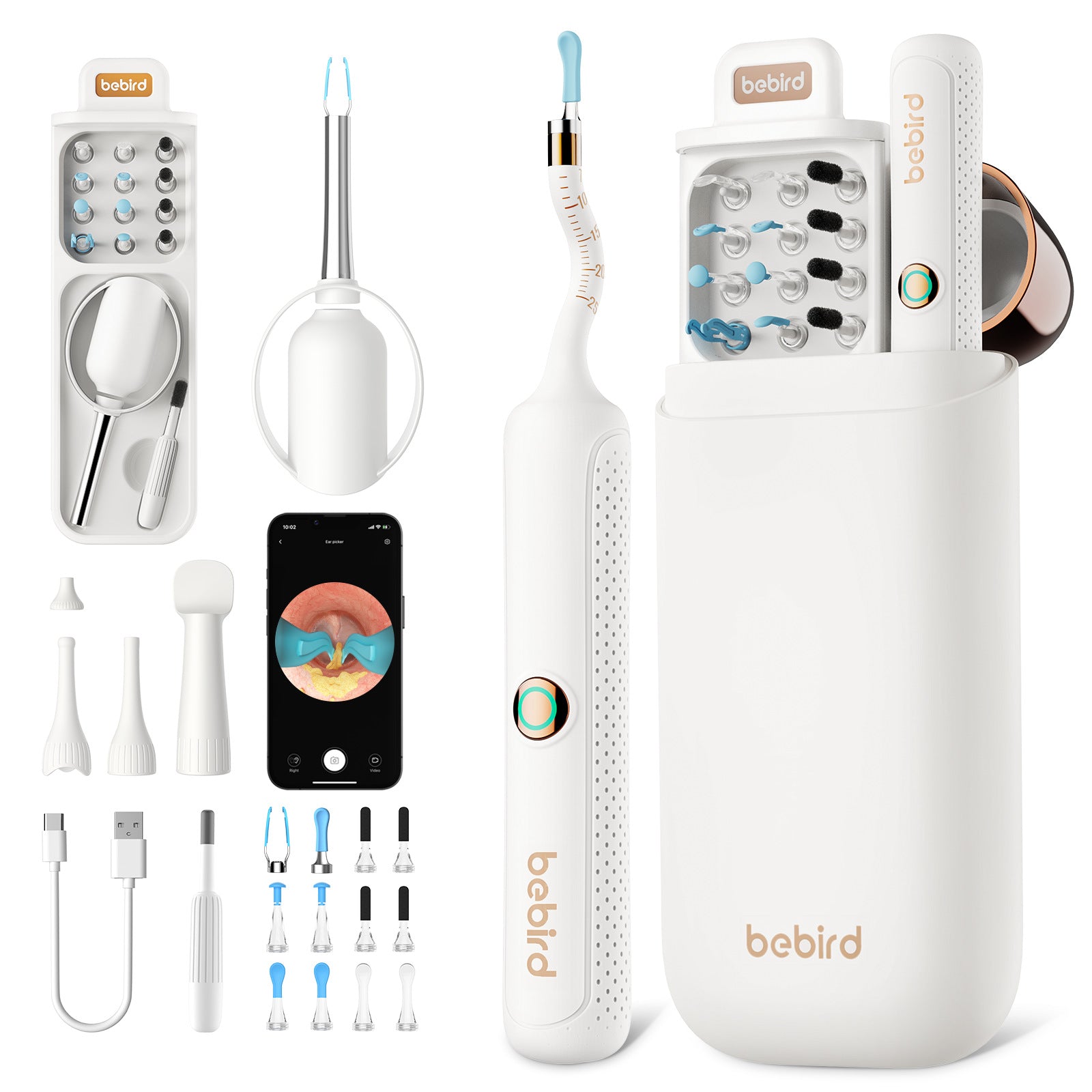Bebird 3Plus Smart Visual Ear Pick Wireless Wifi Ear Cleaning Kit