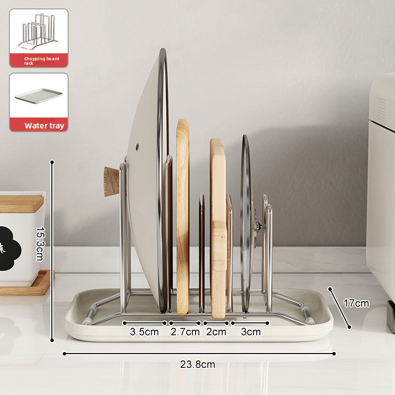 Stainless Steel Kitchen Organizer Rack for Countertop