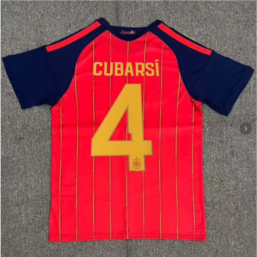 Spain Football Jersey Player Edition