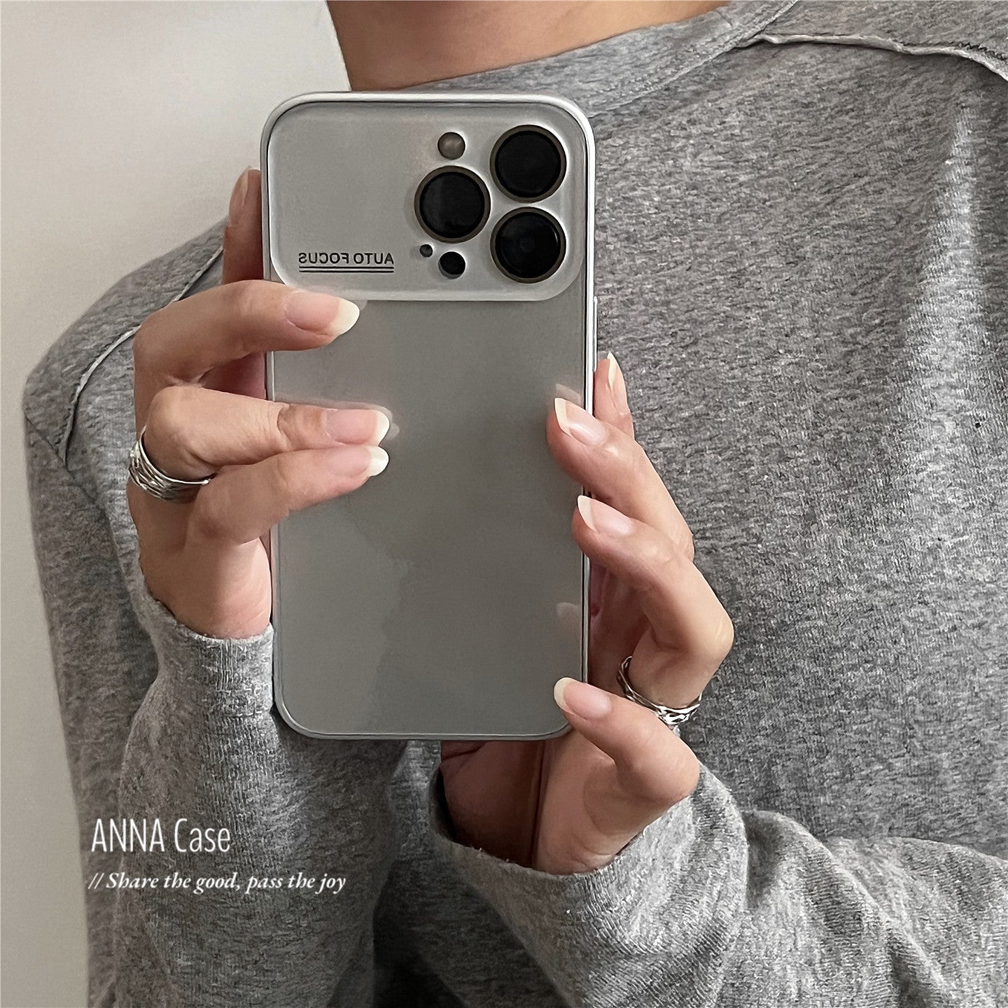 Slim Transparent iPhone Case with Lens Protection
