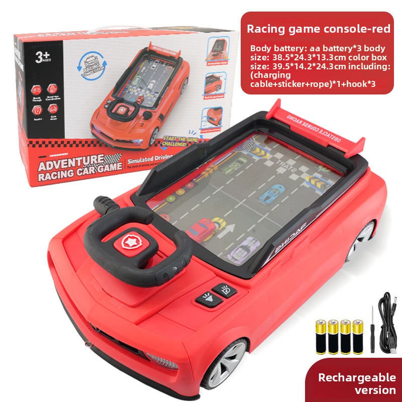 Racing Simulation Steering Wheel Educational Game Console