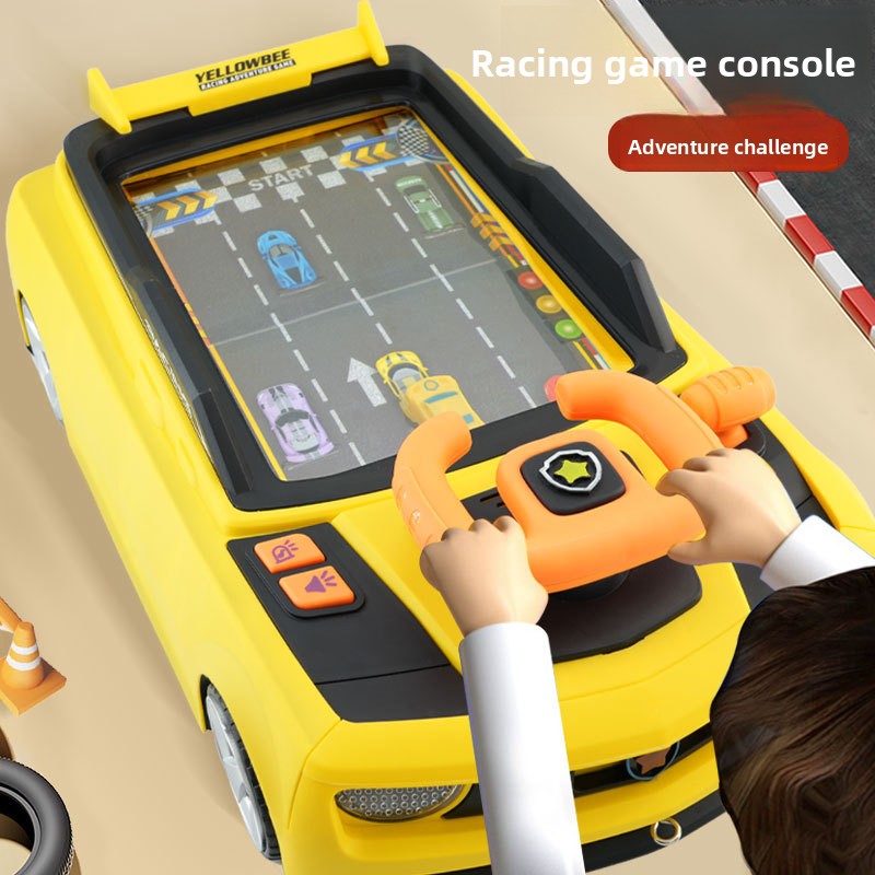 Racing Simulation Steering Wheel Educational Game Console