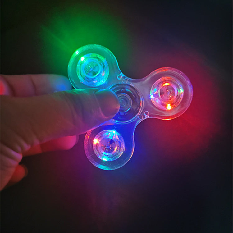 LED Crystal Fingertip Gyro Stress Relief Toy