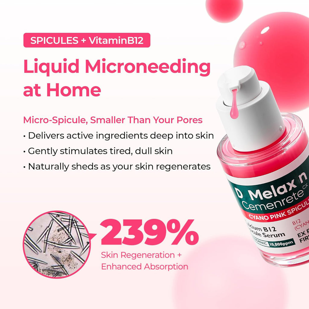 Pink Spicule Serum with Calcium Hydrating Set