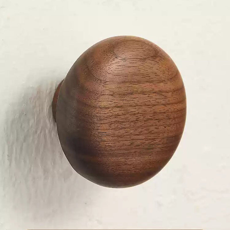 Nordic Solid Wood Adhesive Wall Hooks and Handles