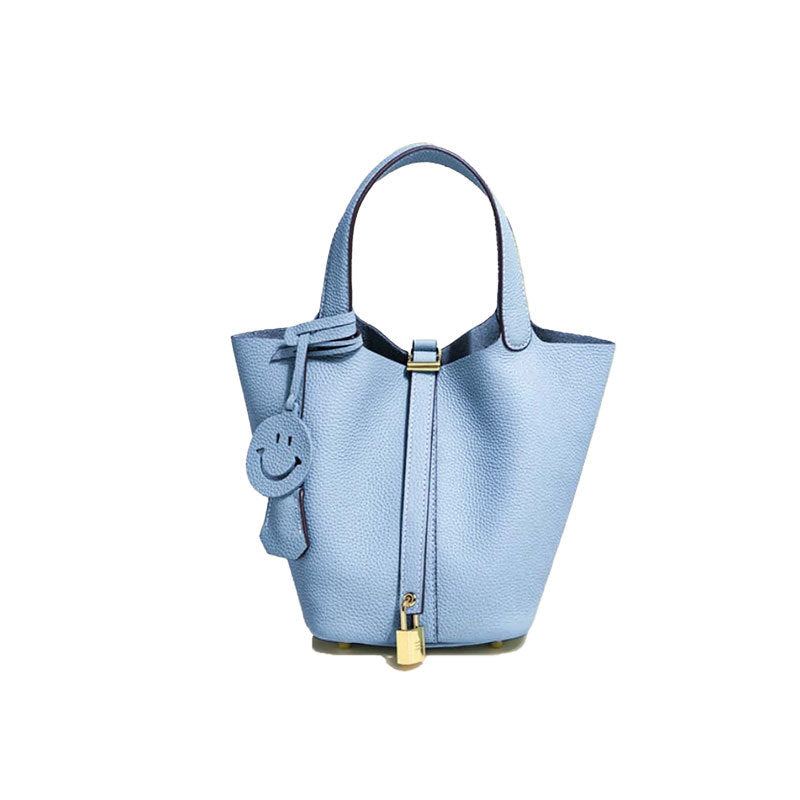 Women's Leather Bucket Bag