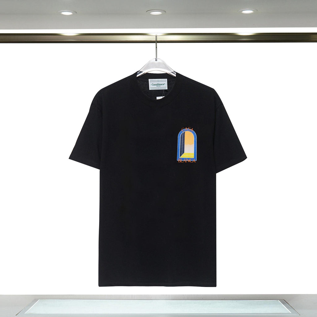 Casual Cotton Letter Print T-shirt