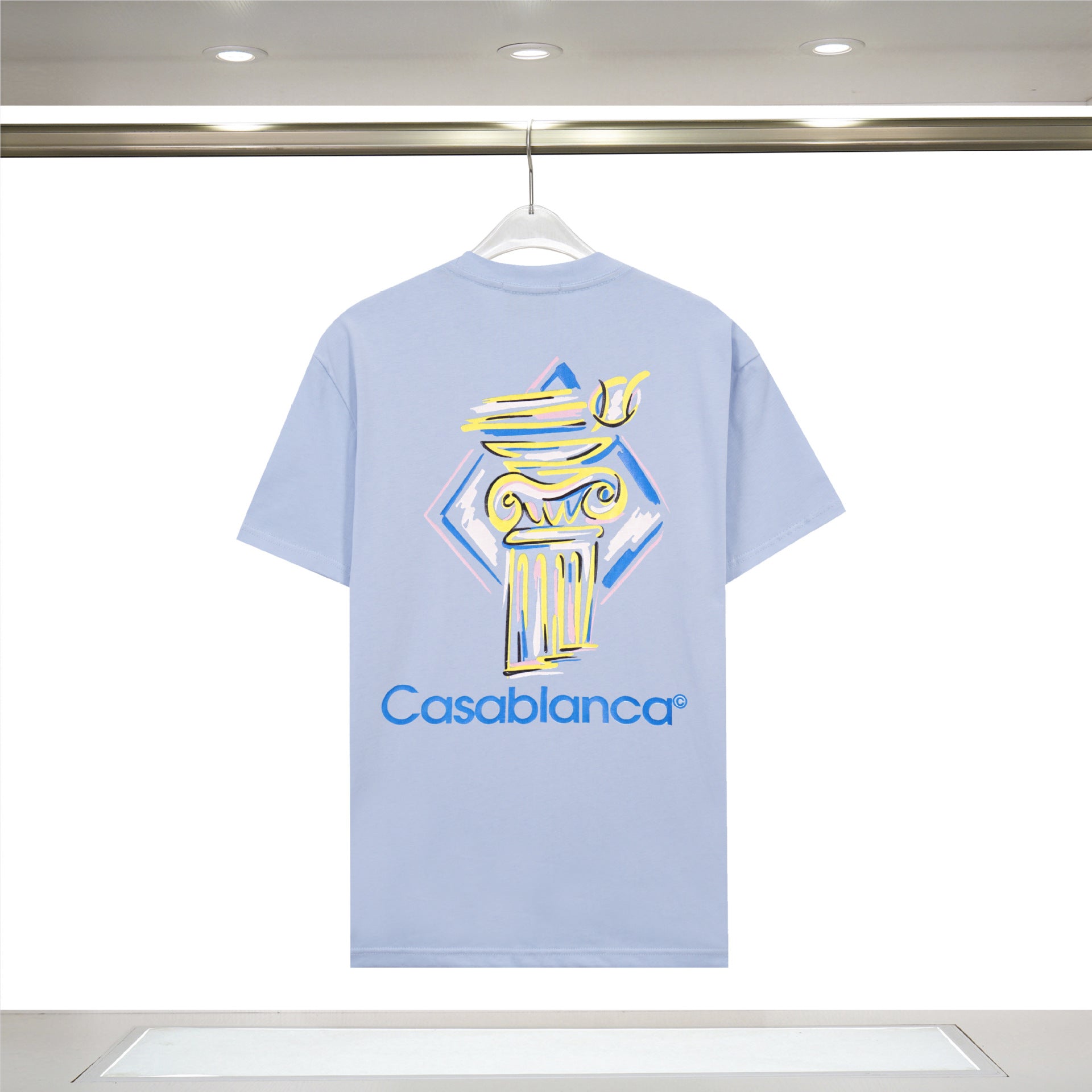 Casual Cotton Letter Print T-shirt