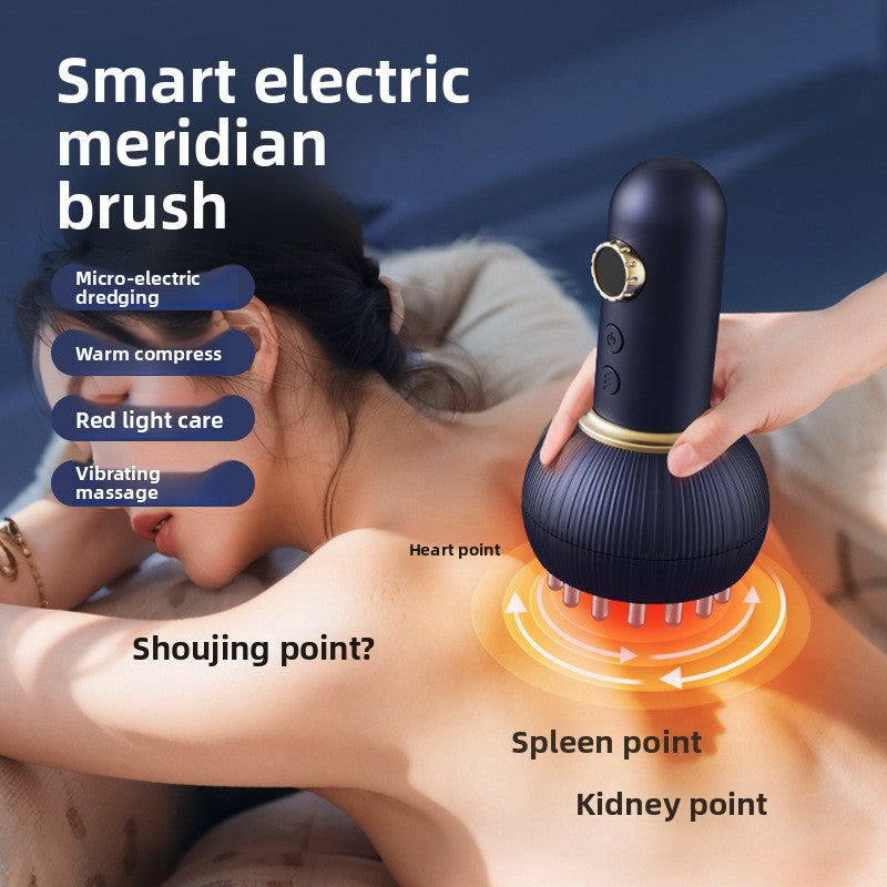 Electric Meridian Scraping Massager with Cupping Function
