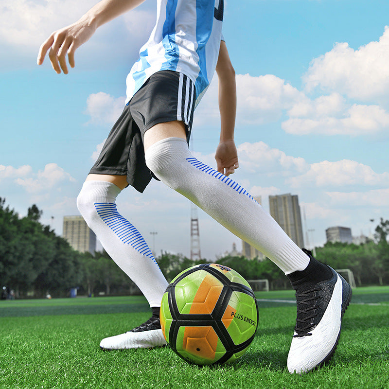 Low Top Leather Football Training Shoes